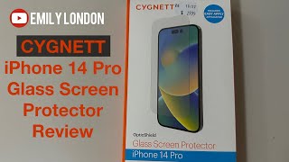 Cygnett Screen Protector for the Apple iPhone 14 Pro  Applying Unboxing and Review [upl. by Sagerman170]