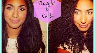 Reverting straight hair to curly with INTENSIVE HENNA TREATMENT [upl. by Aronos]