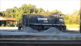 Railfaning Norfolk Southern Simpson Yard Jacksonville FL 101814 [upl. by Nongim]