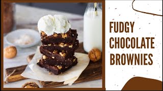 Best Ever Fudgy Chocolate Brownies  with eggless option Bake with Shivesh [upl. by Inigo]