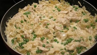 Adventures In Cooking Mini Farfalle Pasta With Alfredo Sauce [upl. by Ittocs]