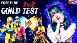 1 VS 2 GUIDE TEST  Jo bhi Bande winner hoge usi ko guide officer bana dugi freefiremax divyt [upl. by Lishe]