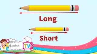 Long and Short  Comparing Lengths  Kindergarten Lessons  Math for Kids Episode 61 [upl. by Riba]