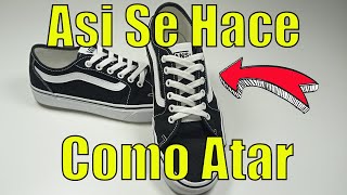 ⭐✅ Como Atar Los Cordones de las Zapatillas ⭐✅ Cordones Playeros paso a paso [upl. by Langan144]