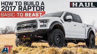 Building Justins 2017 Ford Raptor From Stock To Badass  35quot Tires  2quot Lift  Tune  The Haul [upl. by Nevad]