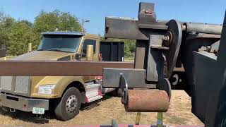 MOFFETT FORKLIFT DELIVERY Getting roof done before hurricane Helene hits [upl. by Airotkciv]