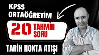 KPSS TARİHİ FULLETEN NOKTA ATIŞI SORULAR [upl. by Anneiv503]