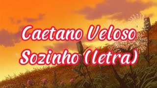 Caetano Veloso  Sozinho letra [upl. by Llewellyn]