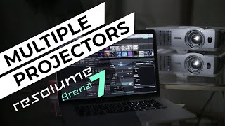 Resolume Projection Mapping with Multiple Projectors Tutorial [upl. by Rumery456]