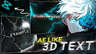 ✨ Level Up Your Edits 3D OUTRO Text Tutorial on CapCut No PRO [upl. by Schifra351]