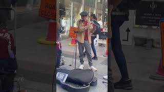 Amazing Busker in Dublin Ireland ireland dublin viral shorts busker [upl. by Auohs247]