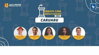 Eleições 2024 Debate com prefeituráveis de Caruaru [upl. by Aneehsat]