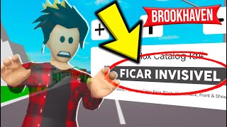 COMO FICAR INVISIVEL NO BROOKHAVEN [upl. by Mitzl]