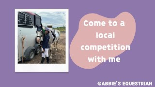 Come to a local competition with me  50cm Showjumping  Prelim 3 2024  Abbies Equestrian [upl. by Airamat]