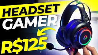 MELHOR Headset Gamer 71 BOM e BARATO CUSTO BENEFICIO 2021  Review Dareu EH416 [upl. by Hausmann836]