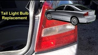 How to replace the tail light bulb on a Volvo S80 S60 P2 etc  VOTD [upl. by Aihsila]