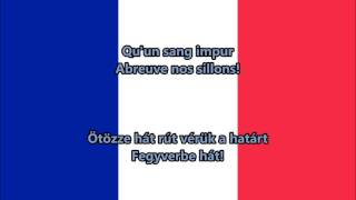 La Marseillaise  Franciaország himnusza fordítas [upl. by Artcele]