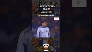 Argentina vs Italia Mundial 1990 y un recuerdo imborrable [upl. by Anaidiriv]