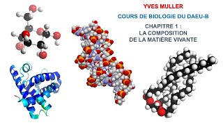 Chapitre 1 – Composition de la matière vivante  Cours de Biologie du DAEUB [upl. by Cyndi]