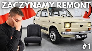 NOWY PROJEKT REMONTUJEMY FIATA 126p 1984 [upl. by Nezam]