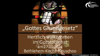 quotGottes Grundgesetzquot  Hans Jürgen Haller Pastor iR [upl. by Vala32]