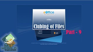 E Office part 9 Clubbing of Files [upl. by Lanuk]