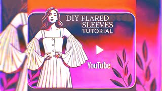 Mastering Flared Sleeves A StepbyStep Pattern Making Guide [upl. by Ellehcyt]