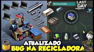 ●SUPER BUG NA RECICLADORA POLÍMEROCHUMBOPEÇAS ORIGINAIS APROVEITE AO MÁXIMO 👁 Last Day On Earth [upl. by Alenoel]