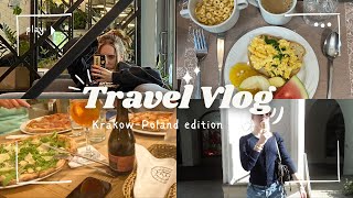 TRAVEL vlog KRAKOW 🇵🇱 eat walk shop with me [upl. by Anahpos]