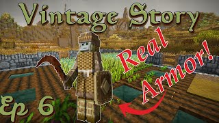 I love my new Bronze Lamellae Armor Plus smithing chests and progress  Vintage Story  Ep 6 [upl. by Yadsendew]