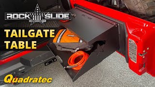 Installing Jeep Wrangler JL Tailgate Table by Rough Country [upl. by Lebna]