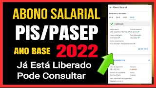 PISPASEP ano BASE 2022 ATUALIZADO NA CARTEIRA DE TRABALHO DIGITAL  CONSULTA DO ABONO SALARIAL [upl. by Artemed]