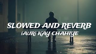 KY CHAHIYE SLOWED AND REVERB  AUR [upl. by Gregrory]