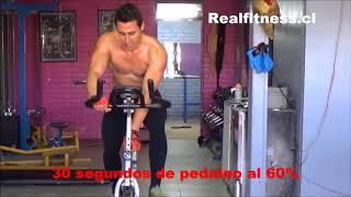 HIIT en bicicleta Spinning 4 minutos [upl. by Pris]