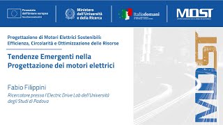 Tendenze Emergenti nella Progettazione dei motori elettrici Fabio Filippini [upl. by Atsyrt457]