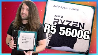 AMD Ryzen 5 5600G APU Review amp Benchmarks 260 CPU  GPU vs 5600X amp More [upl. by Adnolat52]