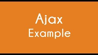 Learn Ajax in Arabic  7  Example1 Part2 [upl. by Asik463]