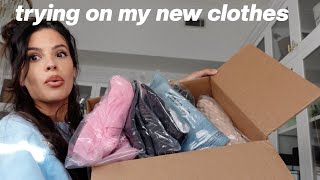 everything I bought this week HAUL  try on clothing vlog [upl. by Ahsia]