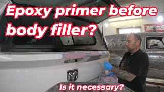 Do you need to prime before applying body filler [upl. by Nomi]