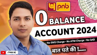 PNB Zero Balance Account  PNB Jan Dhan Account  BSBDA Account  PMJDY Scheme pnbbc [upl. by Vinay]