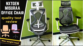 NXTGEN MISURAA Imported Xenon High Back Ergonomic Office amp Home Chair with Advanced Tilt Mechanism [upl. by Konstance]