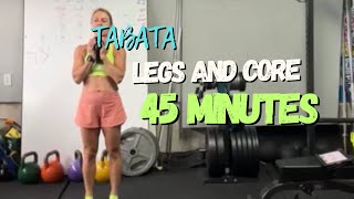 TABATA WORKOUT glutes and core [upl. by Nole914]