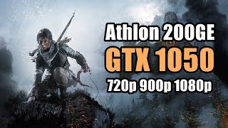 AMD Athlon 200GE GTX 1050 TESTE 9 GAMES [upl. by Lavena]