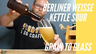 Wiser Weisse  Grain to Glass  Homebrewed KettleSoured Berliner Weisse Improved [upl. by Raymund]