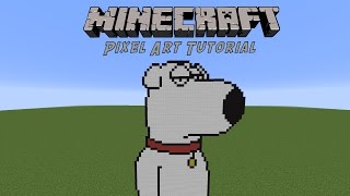 Minecraft Pixel Art Tutorial Brian Griffin [upl. by Abey]