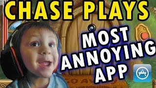 Chase Plays Most Annoying App Ever 2 Year Old Face Cam Do Not Disturb iOS Gameplay [upl. by Kipp]