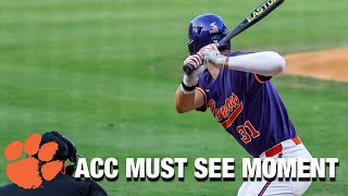 Clemson 1B Caden Grices Grand Slam Punctuates A Big Inning  ACC Must See Moment [upl. by Eniruam526]