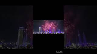 Dubai Fireworks dubai fireworks livestream live subscribe shorts shortsfeed trending love [upl. by Wiebmer]