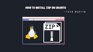 How to Install 7Zip on Ubuntu [upl. by Alleciram489]