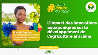 Aquaponie  Limpact des innovations aquaponiques sur lagiculture africaine [upl. by Denby]